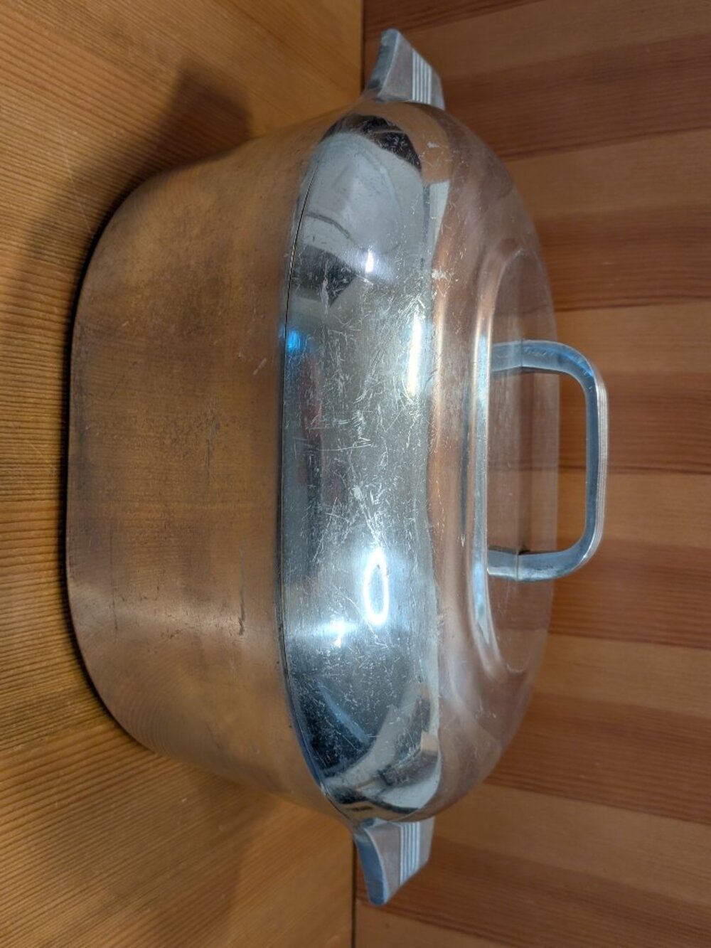 Wagner Ware MAGNALITE GHC 8 Qt Aluminum Roaster Pot Dutch Oven w/ Lid USA - VGUC